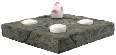 Lotus 3-votive Holder