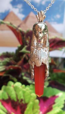 Egyptian Princess Pendant With Crystal