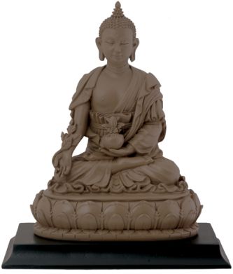 Medicine Buddha Statue - Clay Finish