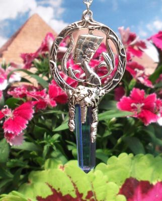 Nefertiti Medallion Pendant With Crystal