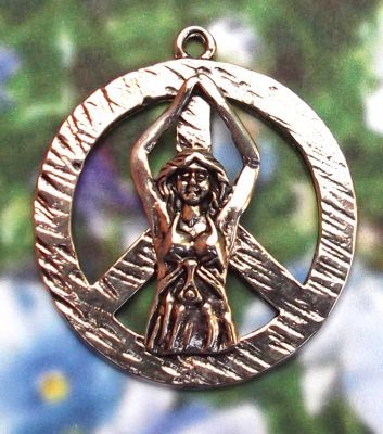 Peace Goddess Jewelry Pendant