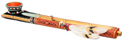 Indian Peace Pipe Incense Burner