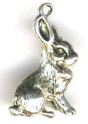 Playful Bunny Jewelry Pendant