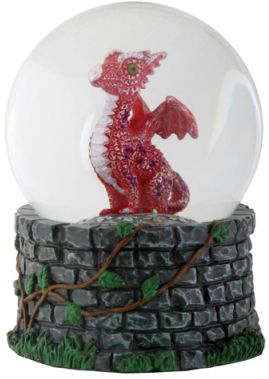 Red Baby Dragon Waterglobe (65mm)