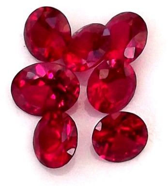 Ruby (lab Created) Faceted Gemstone