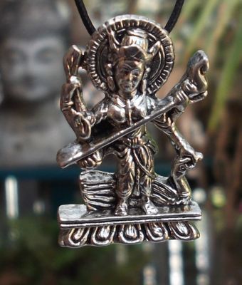 Saraswati, Goddess Of The Arts, Pendant