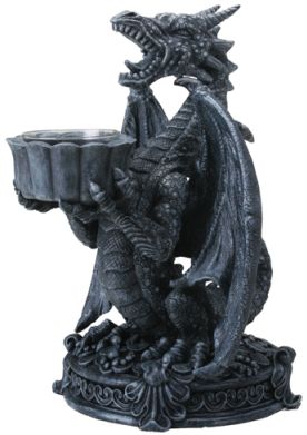 Screaming Dragon Candle Holder