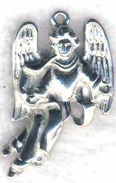 Singing Guardian Angel Jewelry Pendant