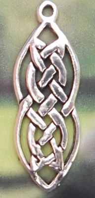 Small 2 Lives Entwined Celtic Jewelry Pendant