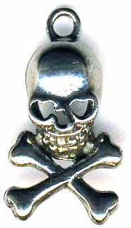 Small Skull And Crossbones Pendant