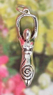 Spiral Goddess Jewelry Pendant