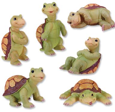 Turtle Statues (Set of 6)