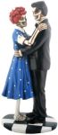 1950s Skeleton Couple Statue