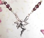 Amethyst Good Luck Fairy Necklace