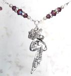 Amethyst Romance Fairy Necklace