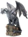 Dark Dragon On Rock