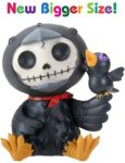 Furrybones Leopold Blackbird Statue