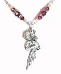 Rubellite Romance Fairy Necklace