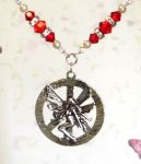 Ruby Peace Fairy Necklace