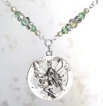 Sea Green Peace Fairy Necklace
