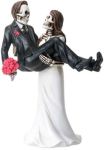 Skeleton Wedding Couple - Bride Carrying Groom Skeleton Wedding Couple - Bride Carrying Groom
