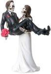 Skeleton Wedding Couple - Bride Carrying Groom