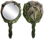 Art Nouveau - Art Deco Calla Lily Hand Mirror