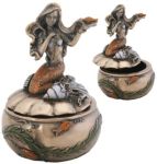 Art Nouveau - Art Deco Mermaid Ariel Jewelry Box Art Nouveau - Art Deco Mermaid Ariel Jewelry Box