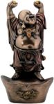 Buddha On Nugget Statue - Bronze Finish