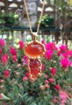 Hot Lava Mexican Opal Gemstone Necklace