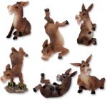 Donkeys Statues (Set of 6)