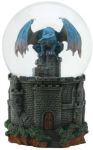 Dragon Castle Water Globe Statue