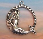 Mermaid Hoop Pendant