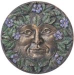 Green Man Plaque - Spring