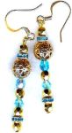 Aqua Splendor Renaissance Earrings