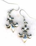 Small Fleur-de-lis Earrings