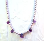 Lavender Princess Gemstone Necklace