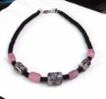 Handmade Jewelry Russian Rose Gemstone Necklace