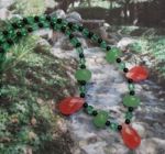 Strawberry Margherita Gemstone Necklace