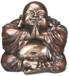 Hotei Happy Buddha Statue - Bronze Finish Hotei Happy Buddha Statue - Bronze Finish