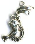 Knights Helmet On Sash Celtic Jewelry Pendant