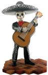 Mariachi Band Skeleton Bass Player - Black