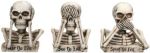 No Evil Skulls Figurine Statues (Set Of 3) No Evil Skulls Figurine Statues (Set Of 3)