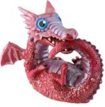 Red Baby Dragon Statue