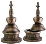 Round Stupa Box - Bronze Finish Round Stupa Box - Bronze Finish