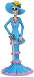 Day Of The Dead Blue Senorita Skeleton Statue