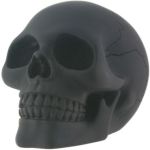 Small Black Skull Statue