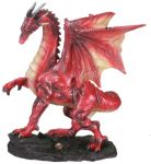 Small Red Midnight Dragon Statue Small Red Midnight Dragon Statue