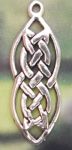 Small 2 Lives Entwined Celtic Jewelry Pendant