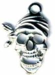 Small Skull With Bandana Pendant